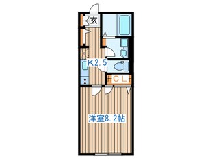 シャルム長町南Ｂの物件間取画像